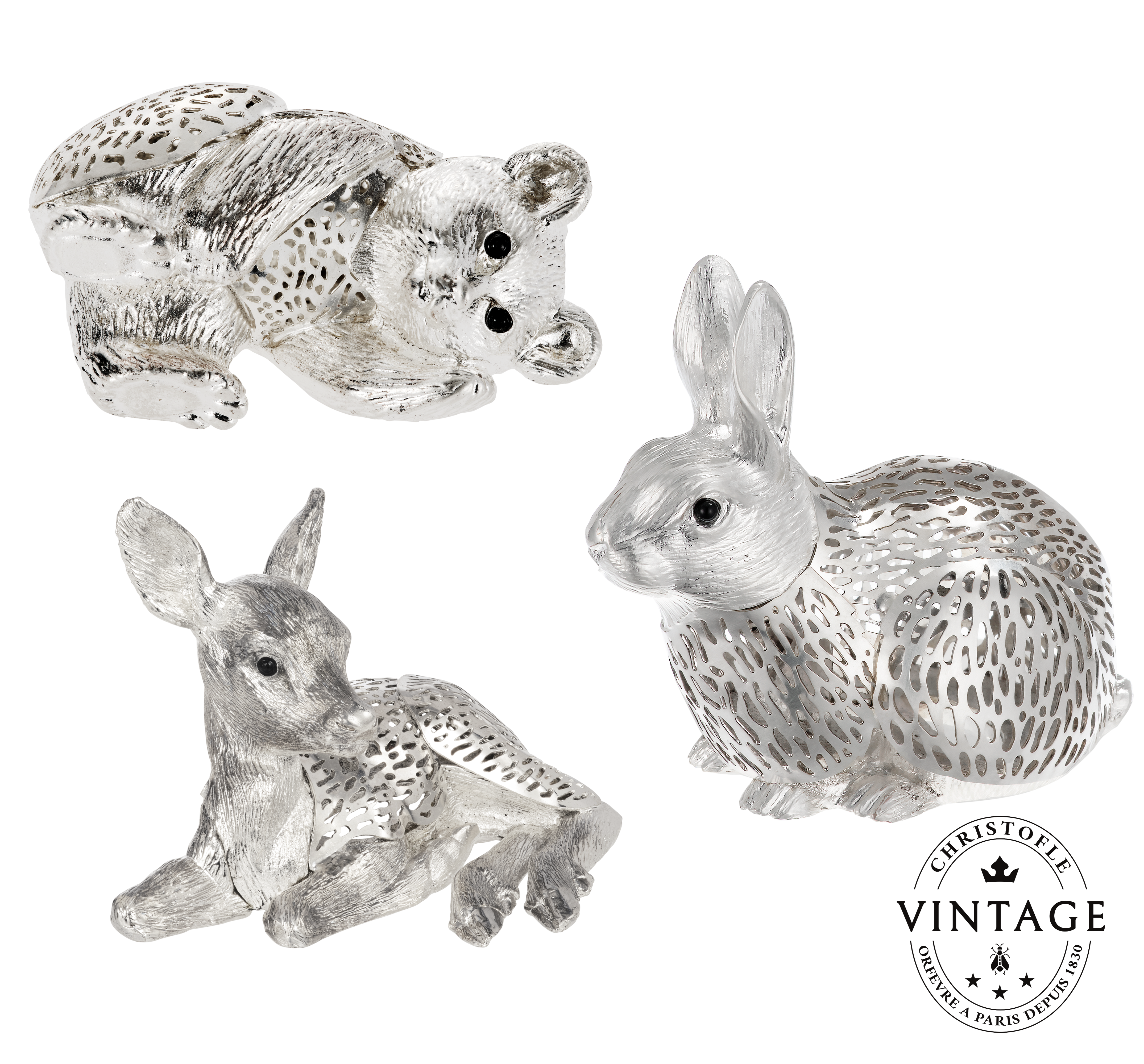 christofle Compose your Vintage Silver Forest Set