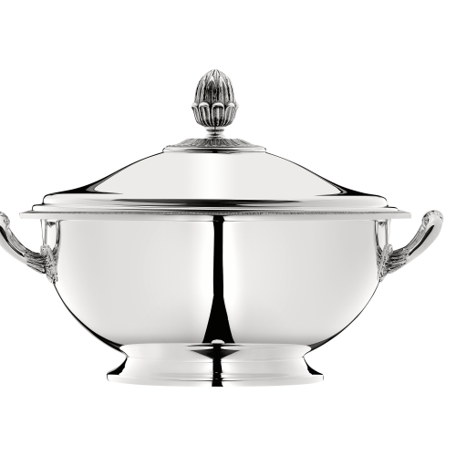 christofle Silver-Plated Soup Tureen with Lid