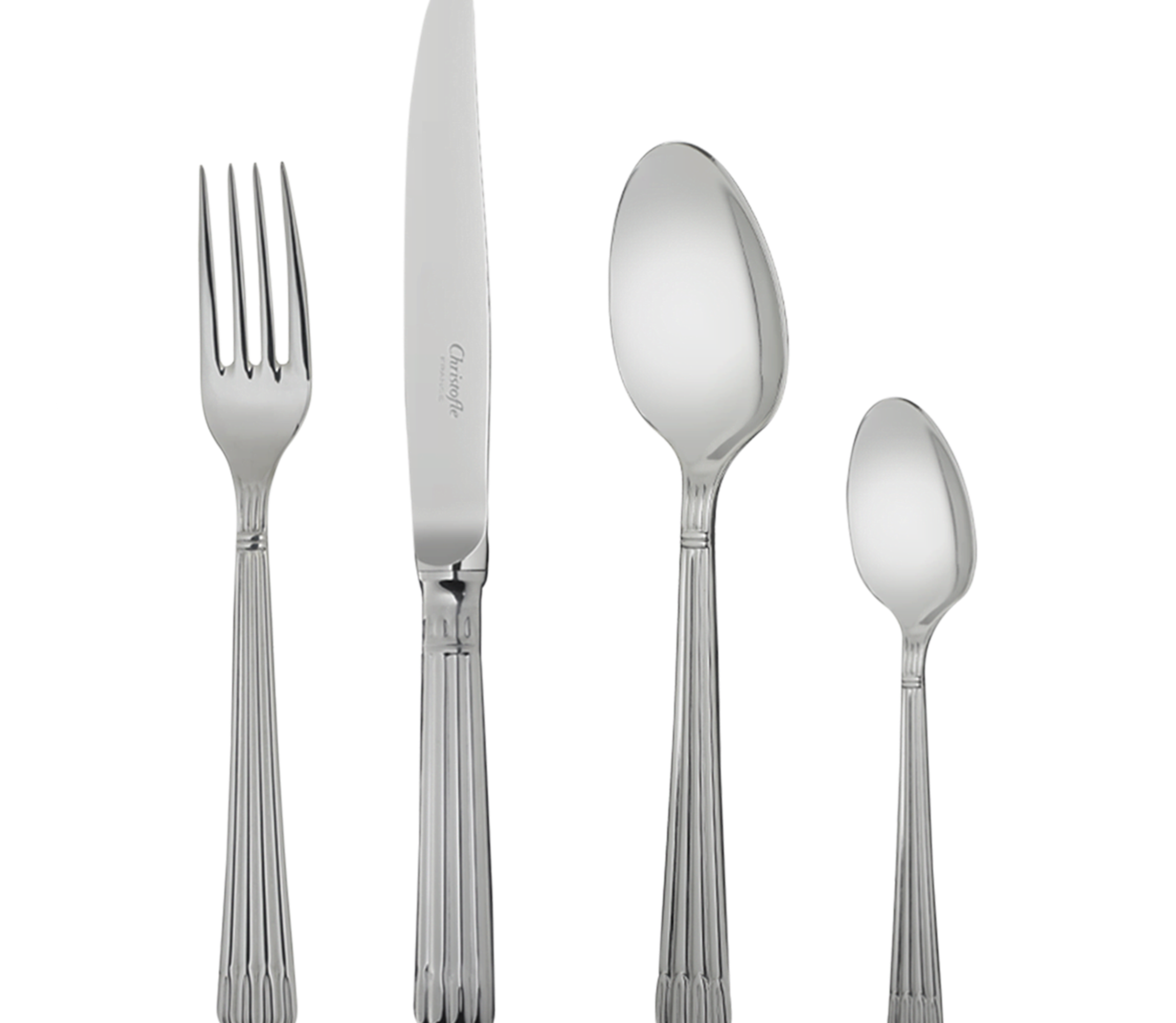 christofle flatware set for 12 people (48 pieces) osiris stainless steel 1