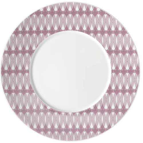 christofle Assiette de présentation en porcelaine