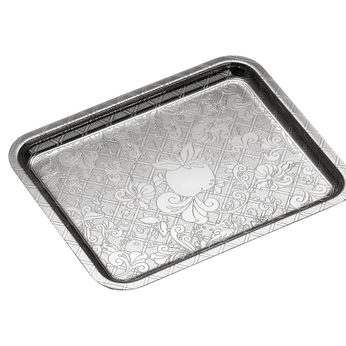 christofle Plateau rectangulaire en métal argenté - 20 x 16 cm