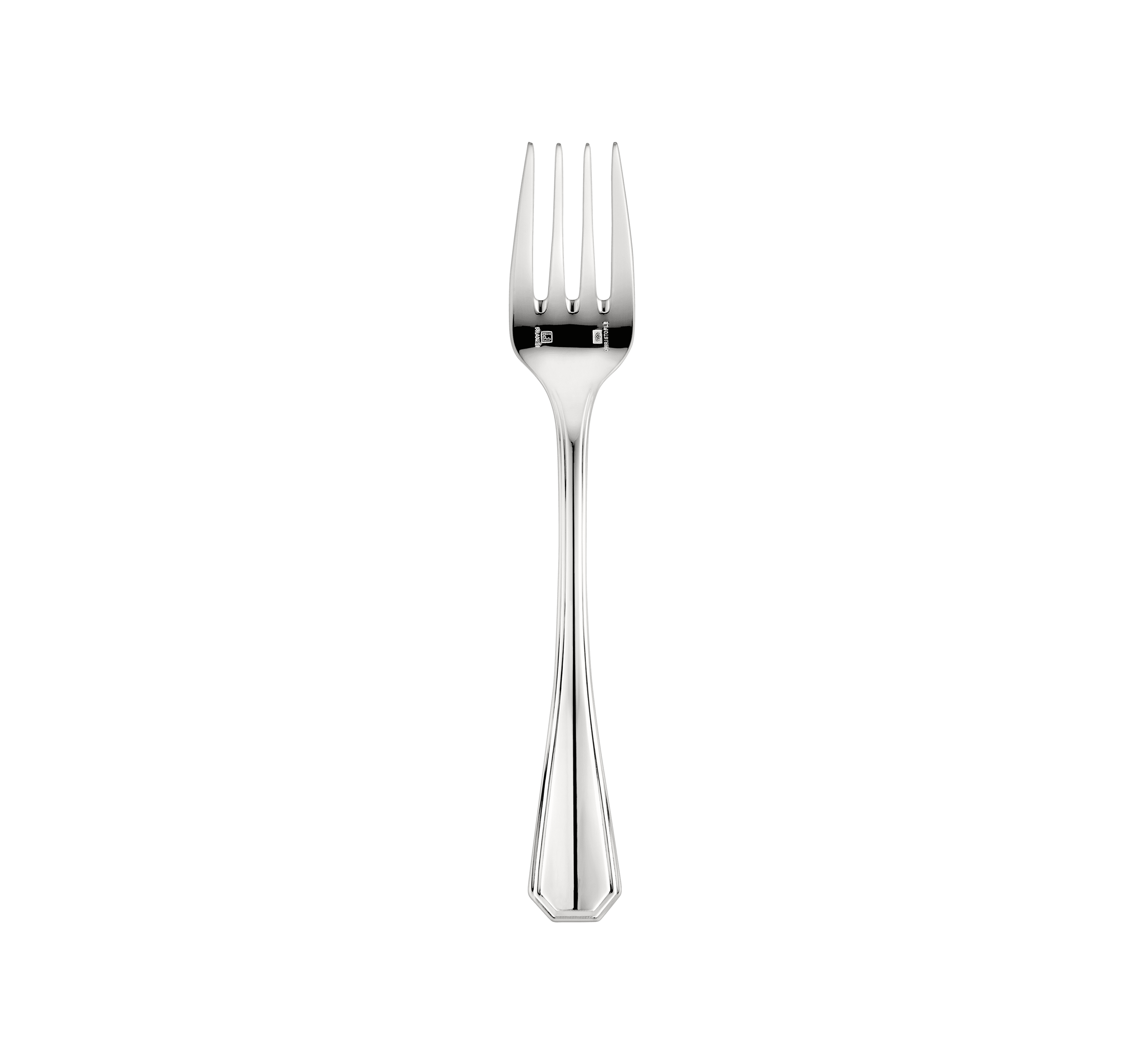 christofle Fourchette à salade en métal argenté