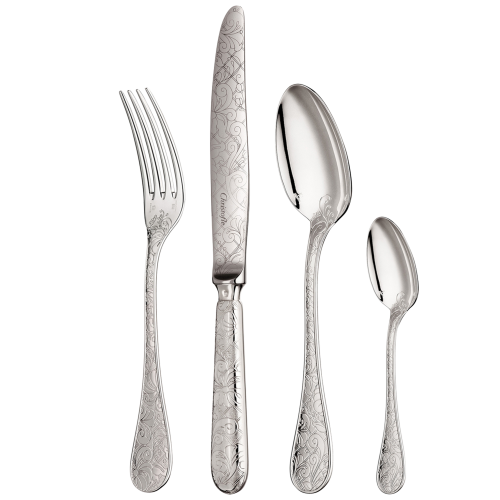 christofle Ensemble individuel (4 pièces) en métal argenté