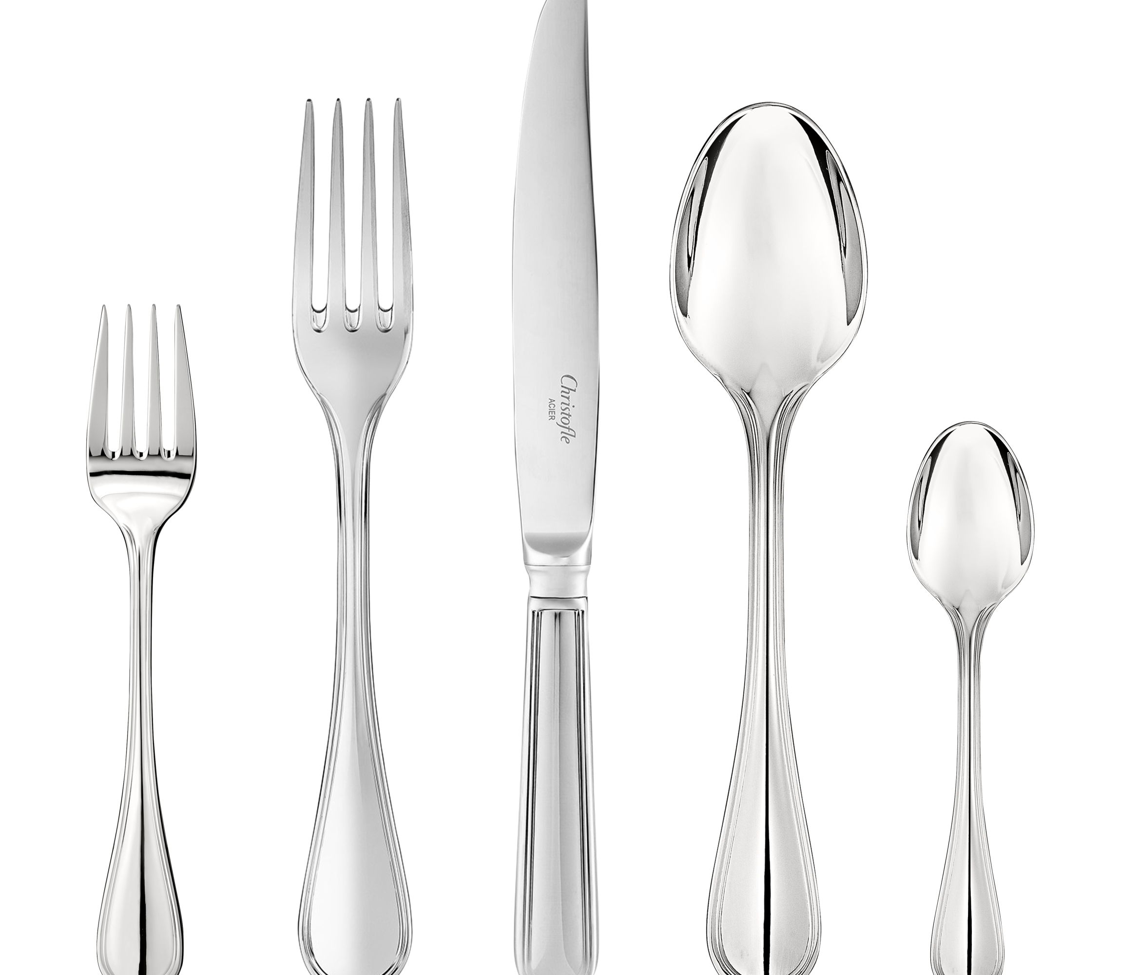 christofle ensemble individuel (5 pièces) en acier 2