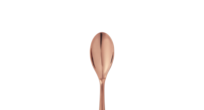 christofle Copper Stainless Steel Coffee Spoon 