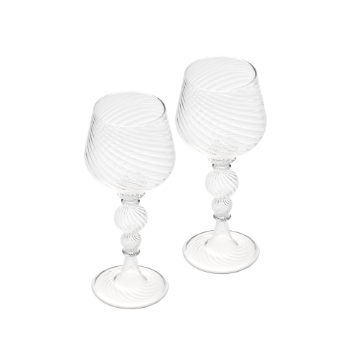 christofle Lot de 2 verres à vin blanc