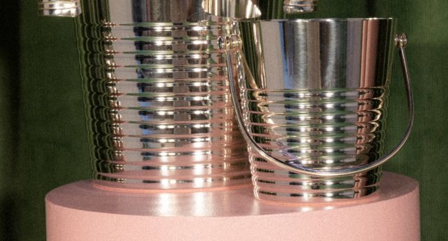 christofle Vintage Silvered Champagne Bucket