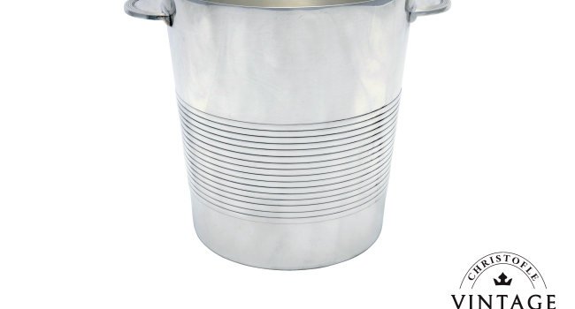 christofle Vintage Silvered Champagne Bucket