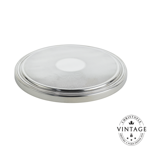 christofle trivet, silverware - vintage 1