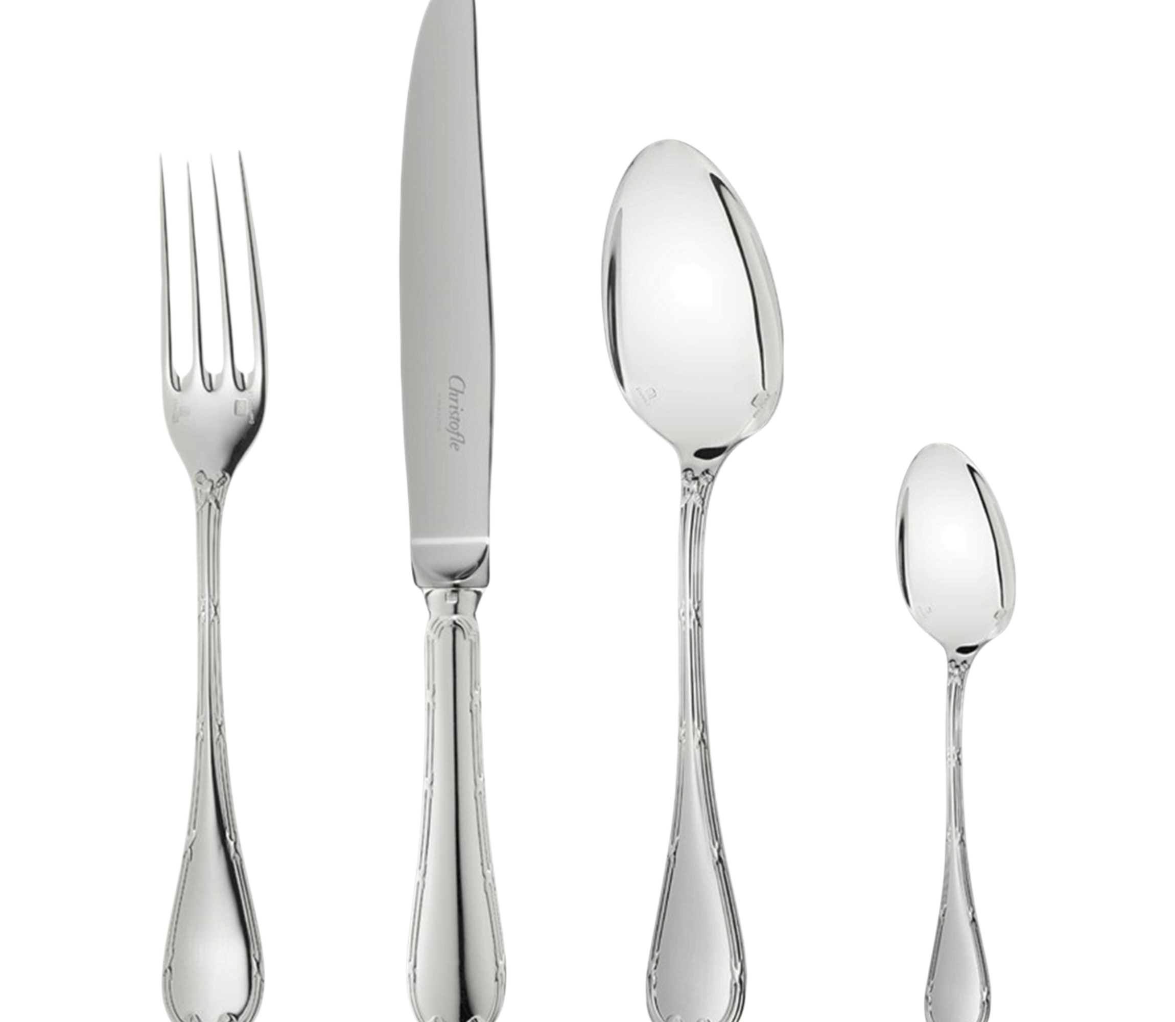 christofle 48-Piece Silver-Plated Flatware Set for12 people 
