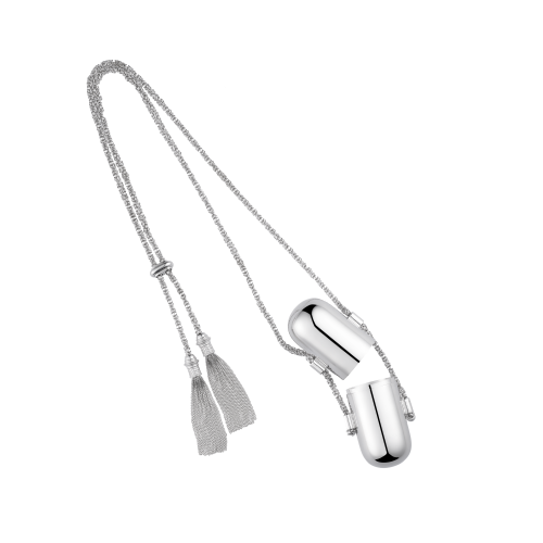 christofle sterling silver necklace lipstick box 0