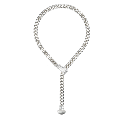 christofle sterling-silver necklace rhodium-plated 1