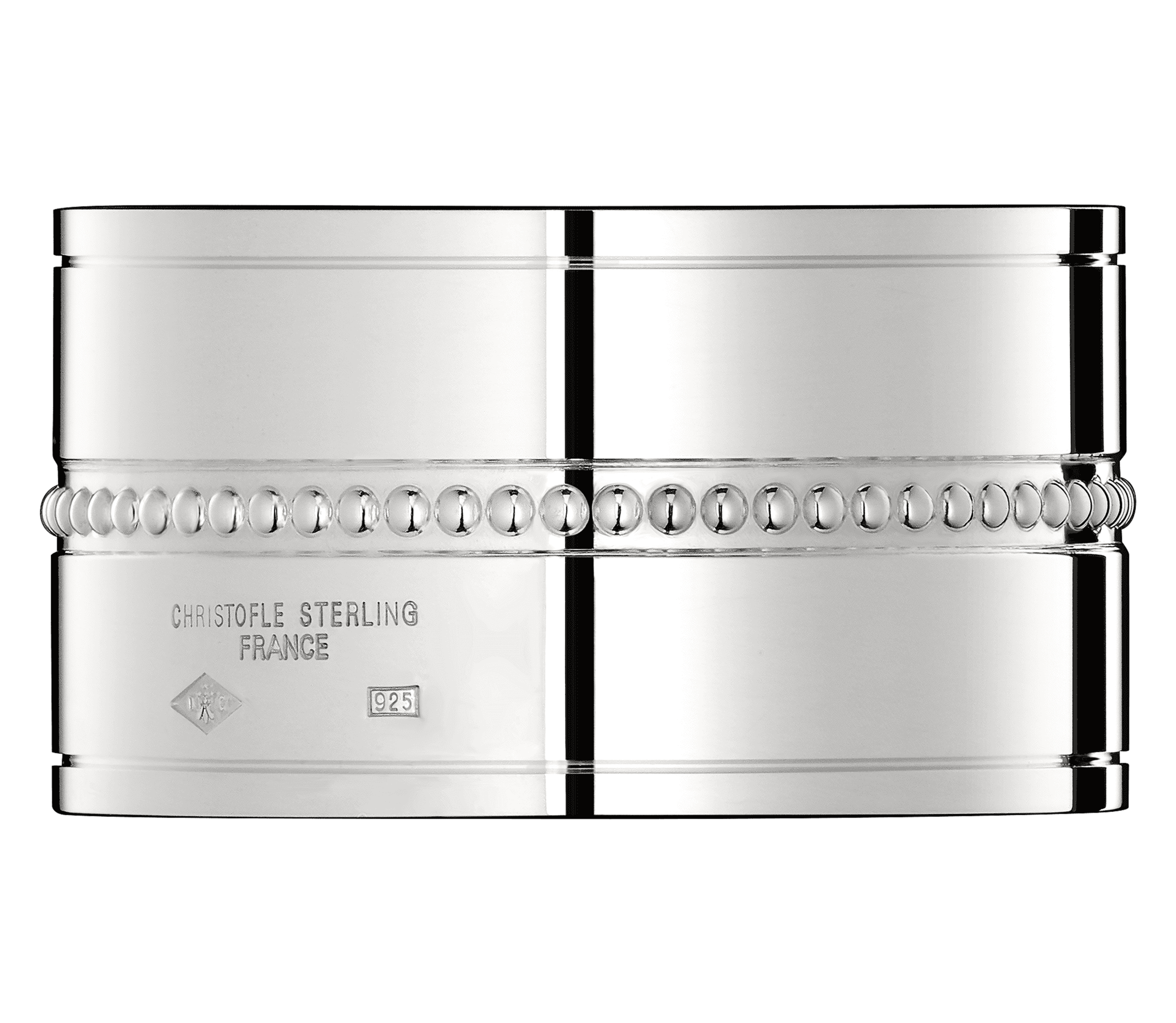christofle Rond de serviette en argent massif