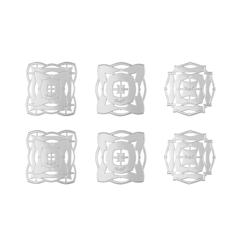 christofle set of 6 silver-plated celebration ornaments 1