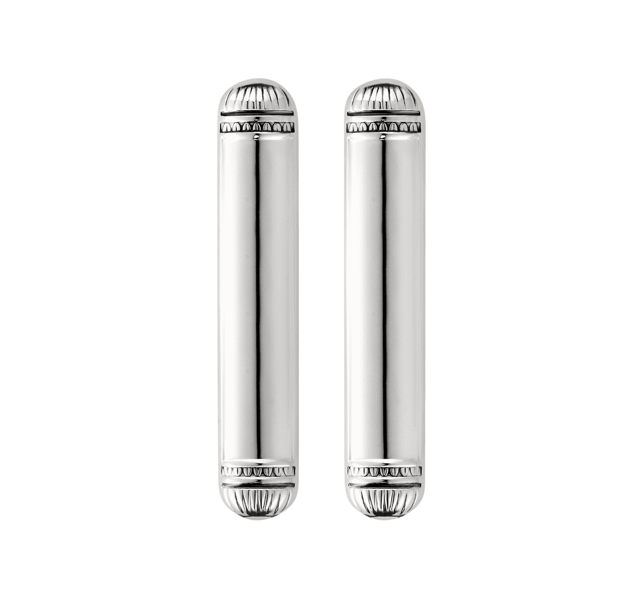 christofle Coffret de 2 porte-baguettes en métal argenté