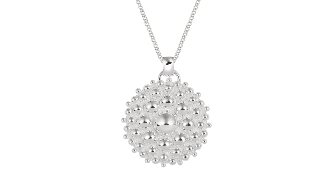 christofle Pendentif en argent massif