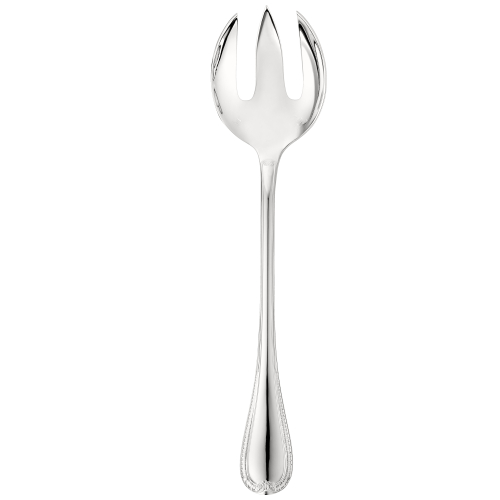 christofle Fourchette à servir la salade en métal argenté