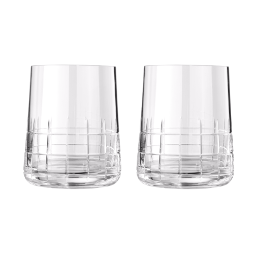 christofle Lot de 2 gobelets à eau en cristal