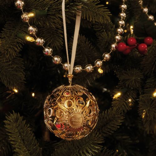 christofle Boule de Noël millésimée Dorée en métal argenté - Edition 2023