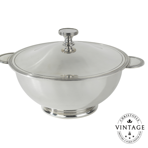 christofle vegetable dish, silverware - vintage 1