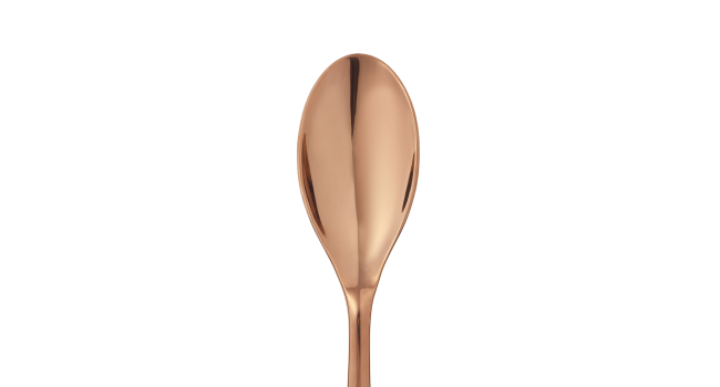 christofle Copper Stainless Steel Soup Spoon 