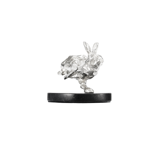 christofle Lapin Agile en Argent Massif - Haute Orfèvrerie