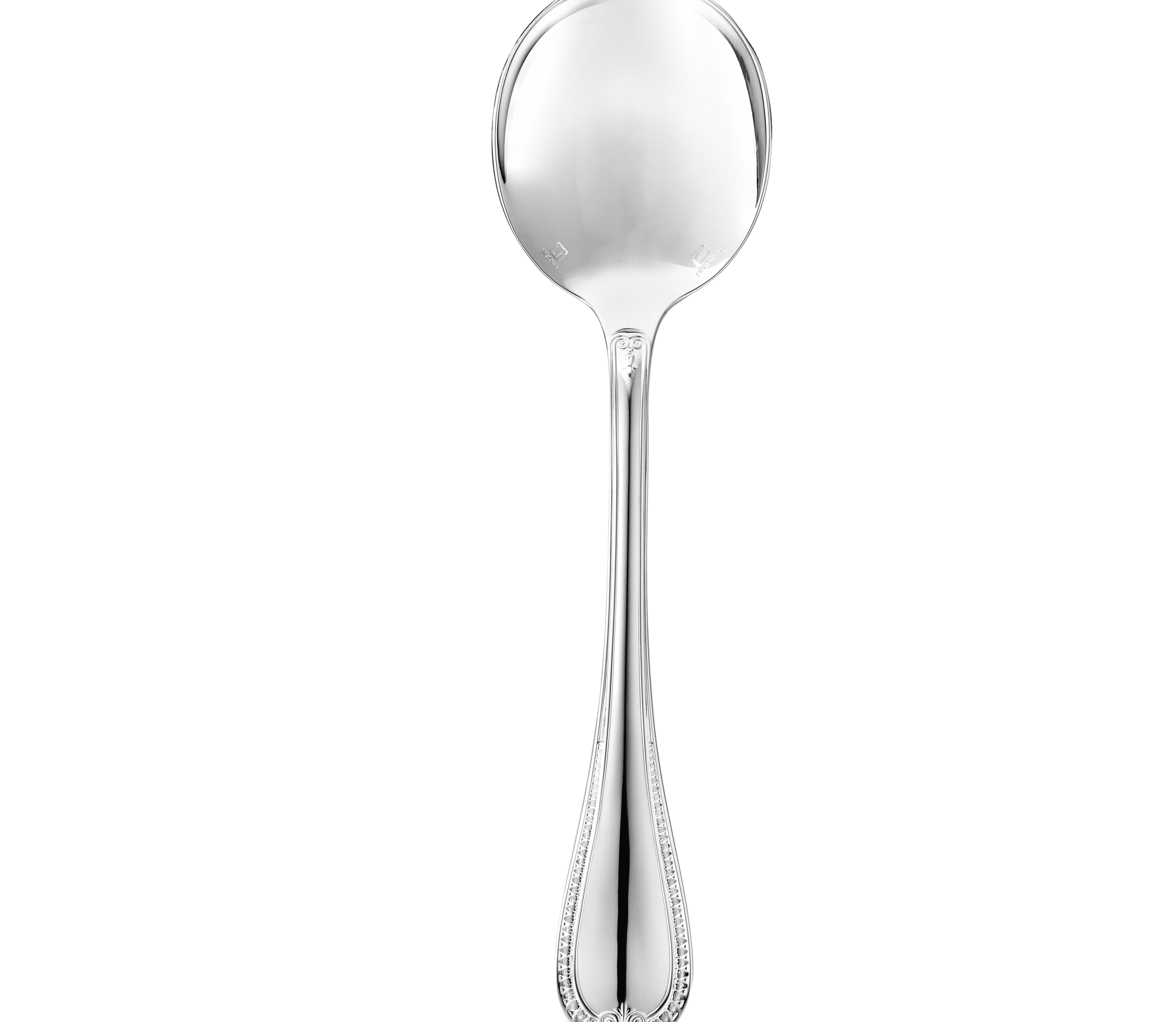 christofle Cuillère à consommé en métal argenté