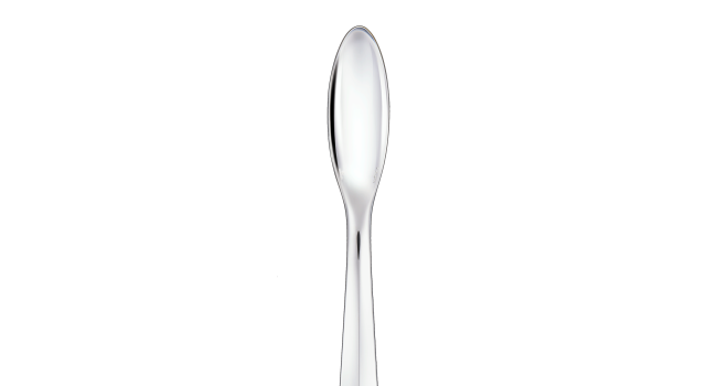 christofle Cuillère à espresso en métal argenté