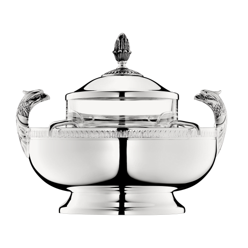 christofle Service à caviar en métal argenté