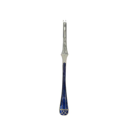 christofle Silver-plated Lobster Pick - Marbled Blue