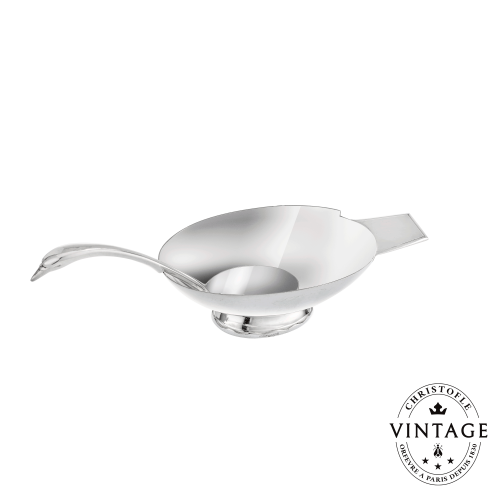 christofle saucière cygne fjerdingstad vintage 1