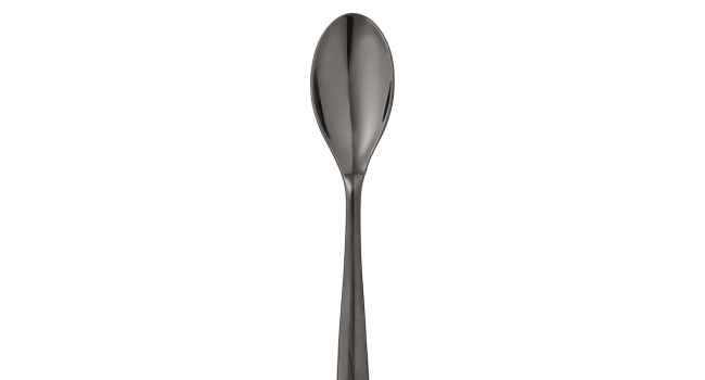 christofle Black Stainless Steel Coffee Spoon