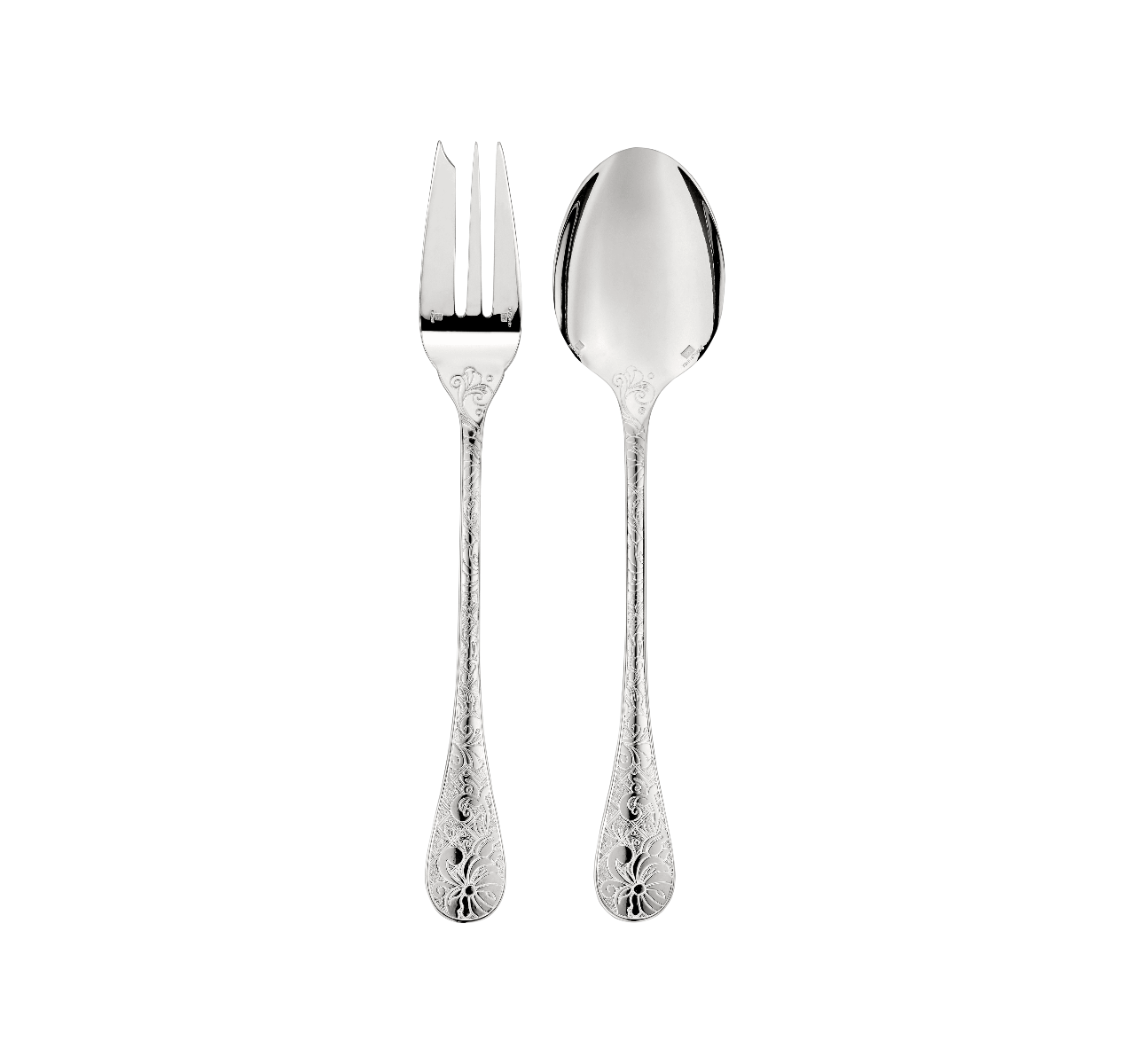 christofle Silver-Plated Salad Serving Set