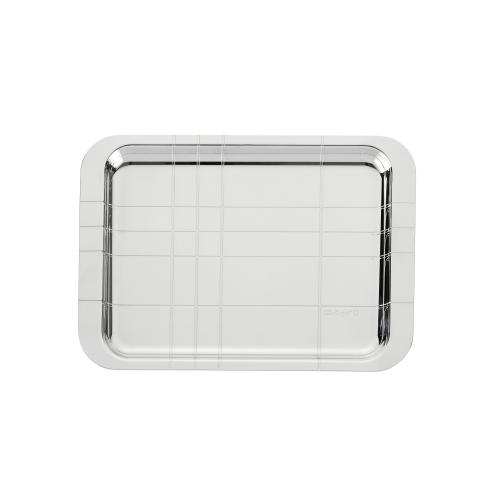 christofle Plateau rectangulaire en métal argenté - 22 x 16 cm