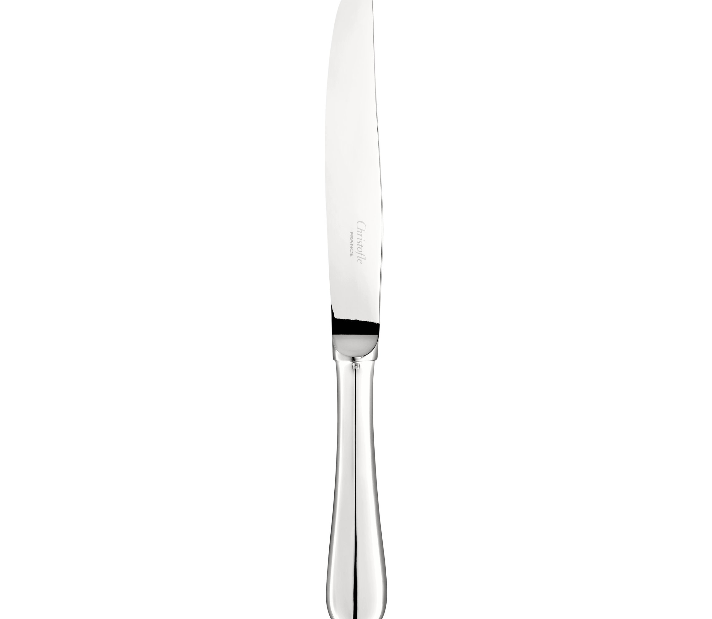christofle Couteau de table en métal argenté