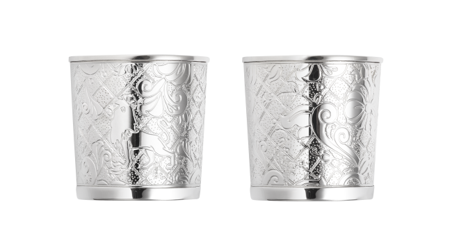 christofle Silver-Plated Shot Glasses, Set of 2