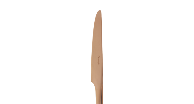 christofle Copper Stainless Steel Dessert Knife 