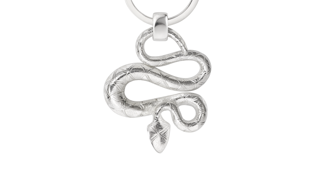 christofle Silver-Plated Key Ring