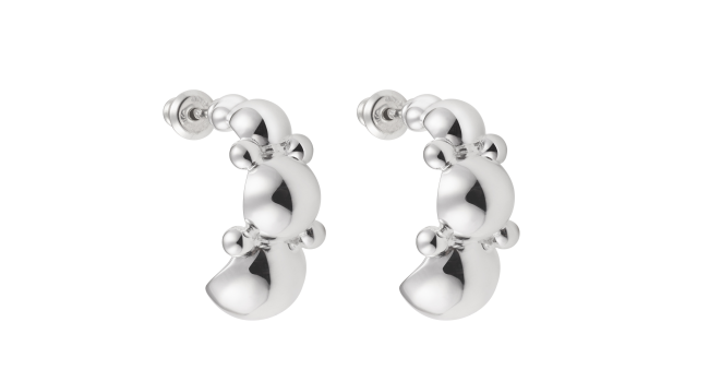 christofle boucles d'oreilles en argent massif 1