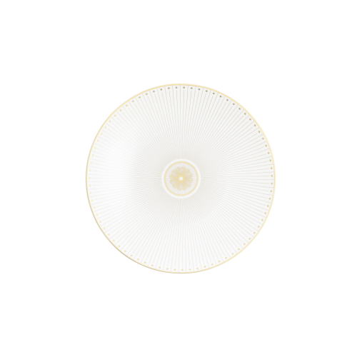 christofle porcelain dessert/luncheon/salad plate gold finish 0