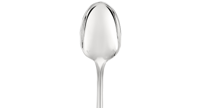 christofle Cuillère à soupe en acier argenté