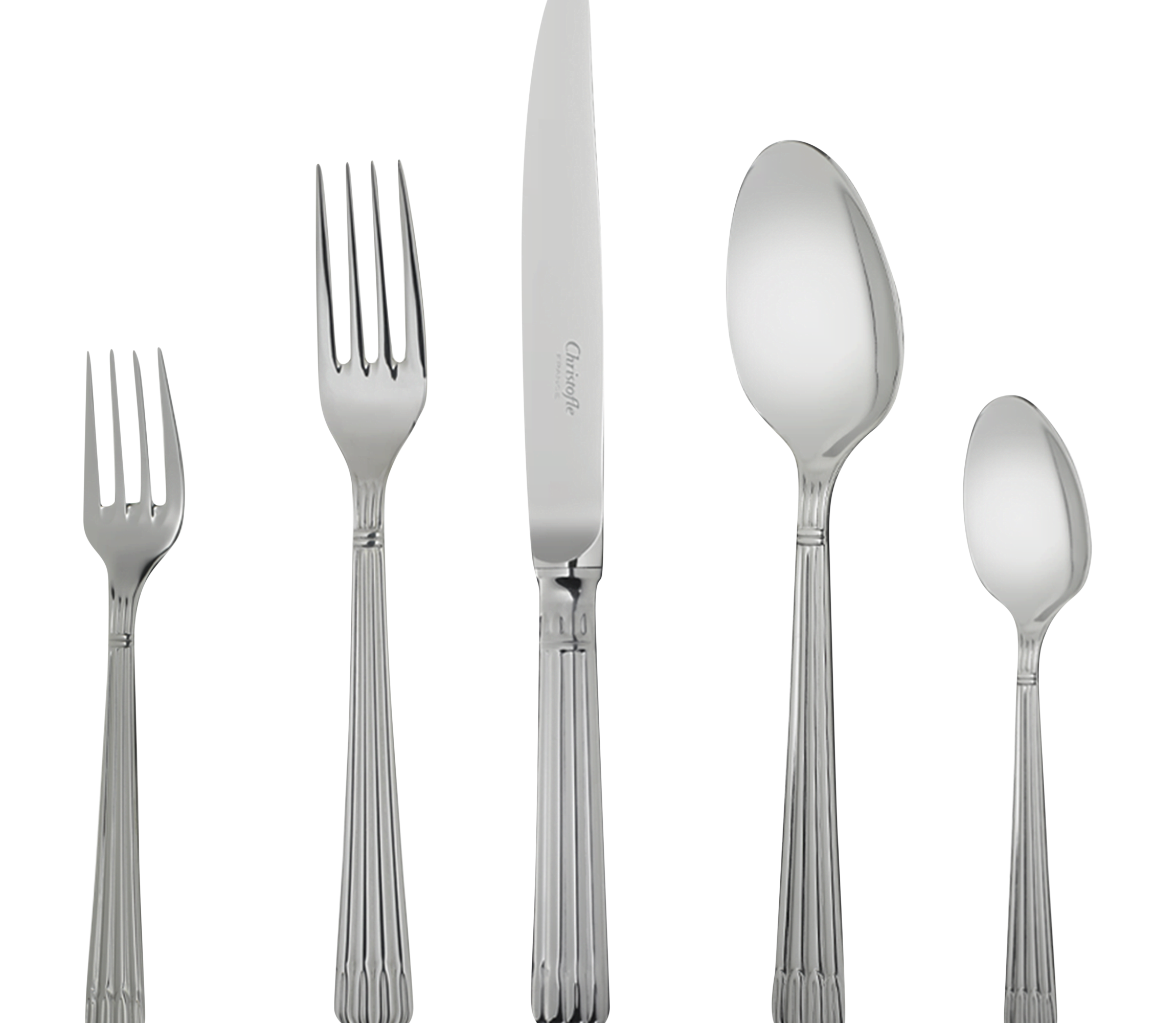 christofle ensemble individuel (5 pièces) en acier 1