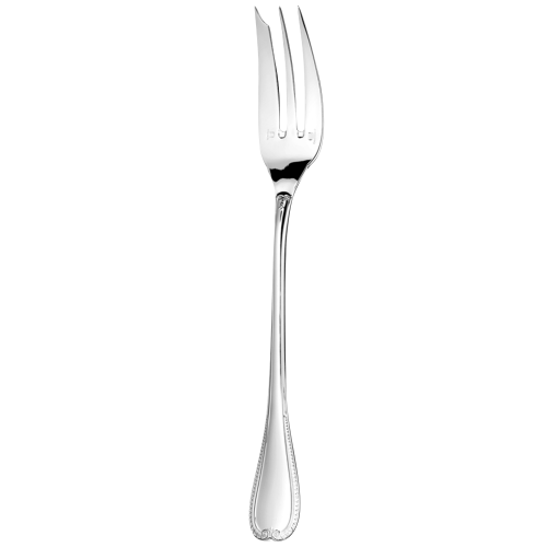 christofle Fourchette à servir en argent massif