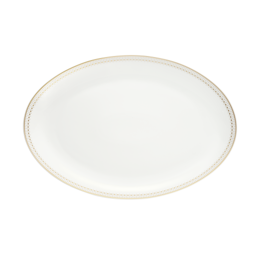 christofle Plat ovale 38 cm finition Or