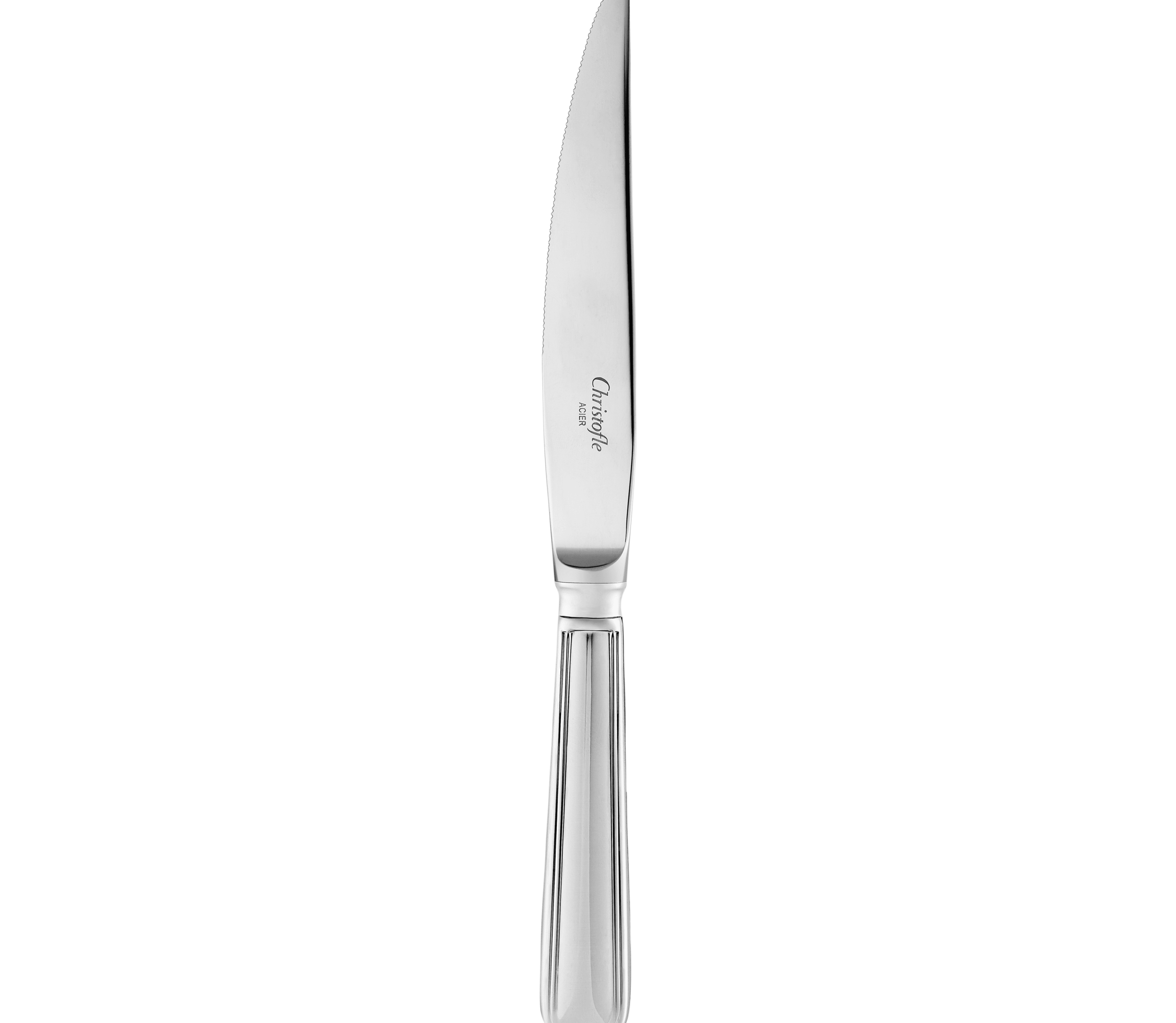 christofle Couteau à steak en acier