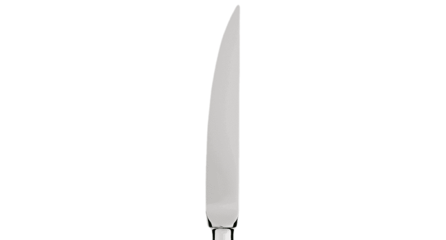 christofle Couteau à steak en Argent Massif