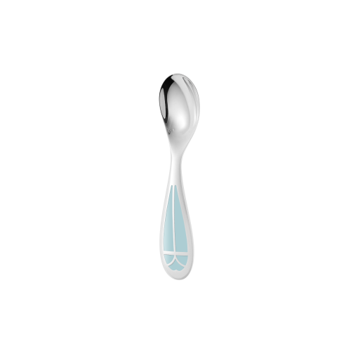 christofle Cuillère naissance en métal argenté - Ice Blue