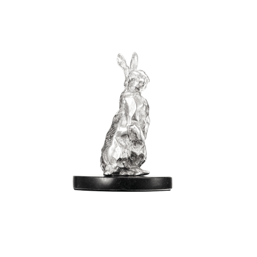 christofle Lapin Debout Argent Massif - Haute Orfèvrerie