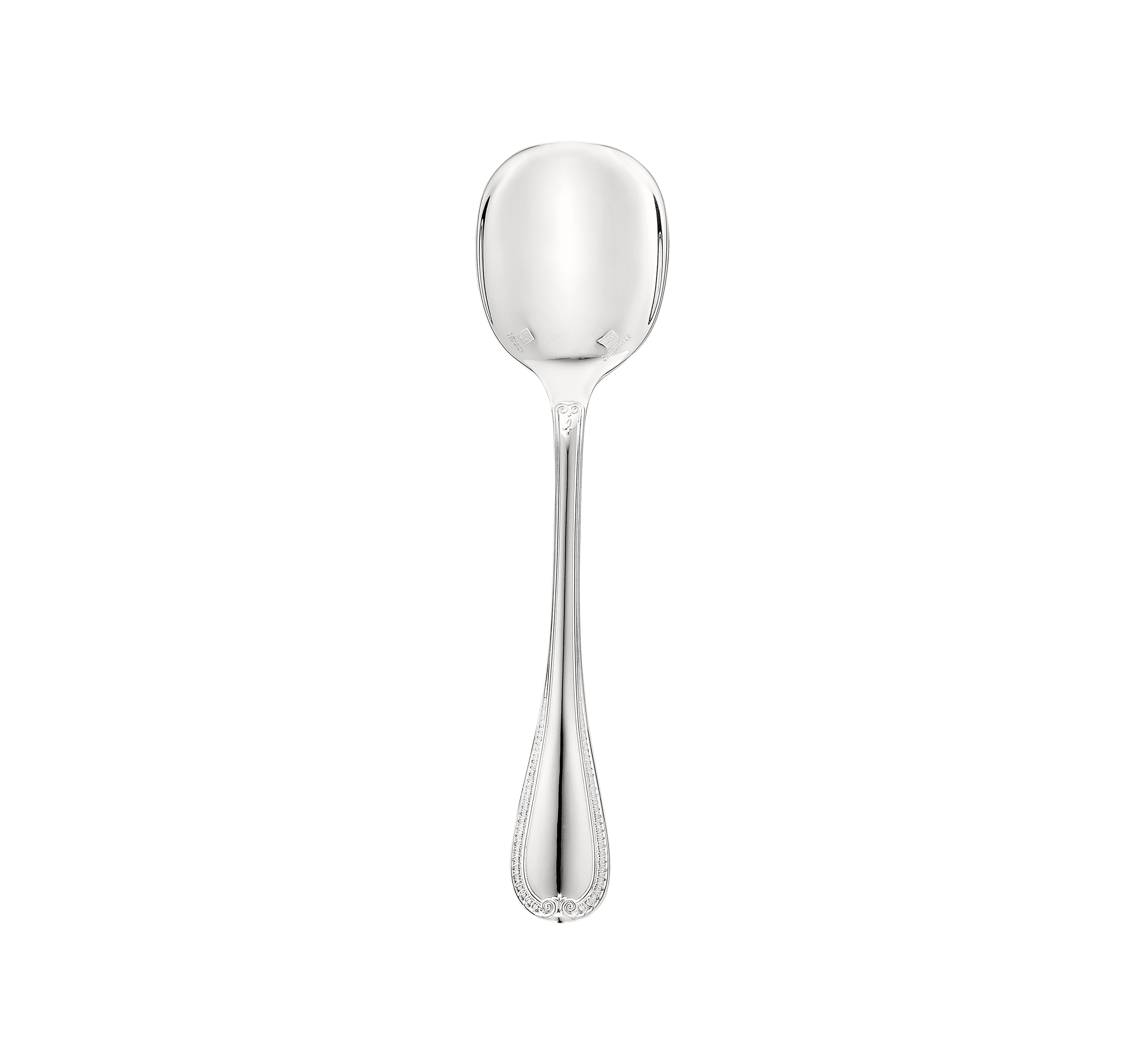 christofle Cuillère à glace en métal argenté