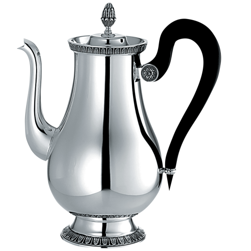 christofle Cafetière 8 tasses en métal argenté